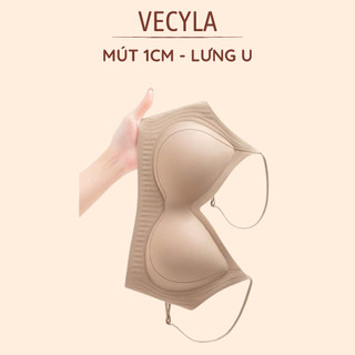 Áo ngực VECYLA - Áo lót nữ đệm 1cm khoét sâu hở lưng, ôm sát không lộ viền A 208 cao cấp