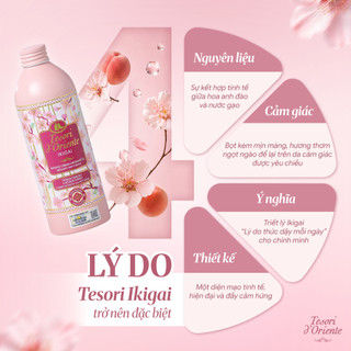 Sữa tắm nước hoa Tesori d'Oriente chính hãng 500ml kèm vòi nhập khẩu trực tiếp từ Ý