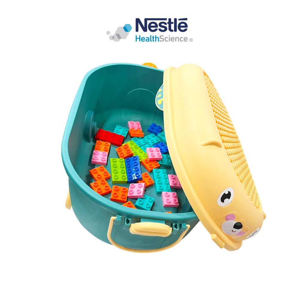 [Quà tặng không bán] Thùng Đồ Chơi Có LEGO NESTLÉ