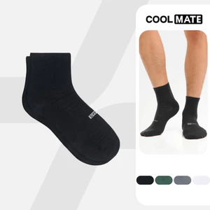 Tất cổ trung Cotton thoáng khí khử mùi mới Coolmate