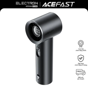 Quạt Cầm Tay Mini ACEFAST YF1 Màn Hình LED, 100 Cấp Độ Gió, Động Cơ 19000RPM