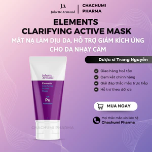Juliette Armand Elements Clarifying Active Mask Mặt Nạ Làm Dịu Da, Hỗ Trợ Giảm Kích Ứng Cho Da Nhạy Cảm 50ml