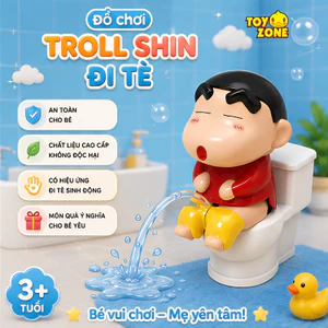 Đồ Chơi Phun Nước Troll Bạn Bè Hình Bé Shin Đi Tè Hài Hước - Đồ Chơi Giải Trí Vui Nhộn Tạo Hình Đáng Yêu Cho Bé