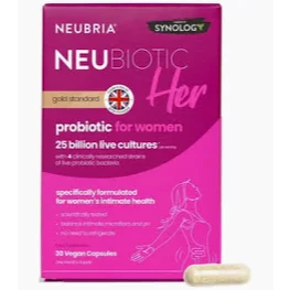 Men Vi Sinh Phụ Khoa Neubria Neubiotic Her - Bổ Sung Lợi Khuẩn, Ngừa Nấm, Tạp Khuẩn, Phòng Bệnh Phụ Khoa