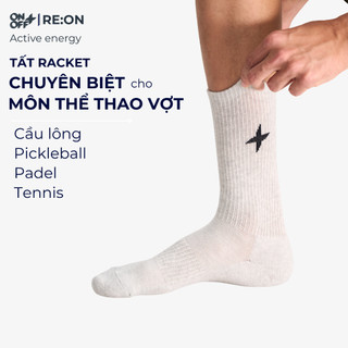 Combo tất thể thao cổ cao chuyên biệt cho môn có vợt  Pickelball, tennis, cầu lông...ONOFF -15AR26A553-15AR26A581