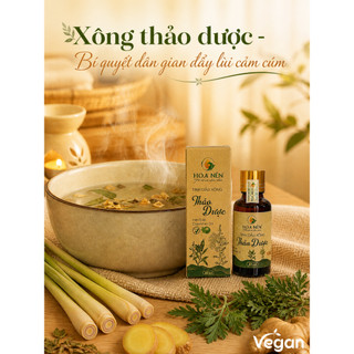 Tinh dầu Xông Thảo Dược - Hoa Nén - Xông tinh dầu giải cảm, tốt cho sức khỏe - 30ml