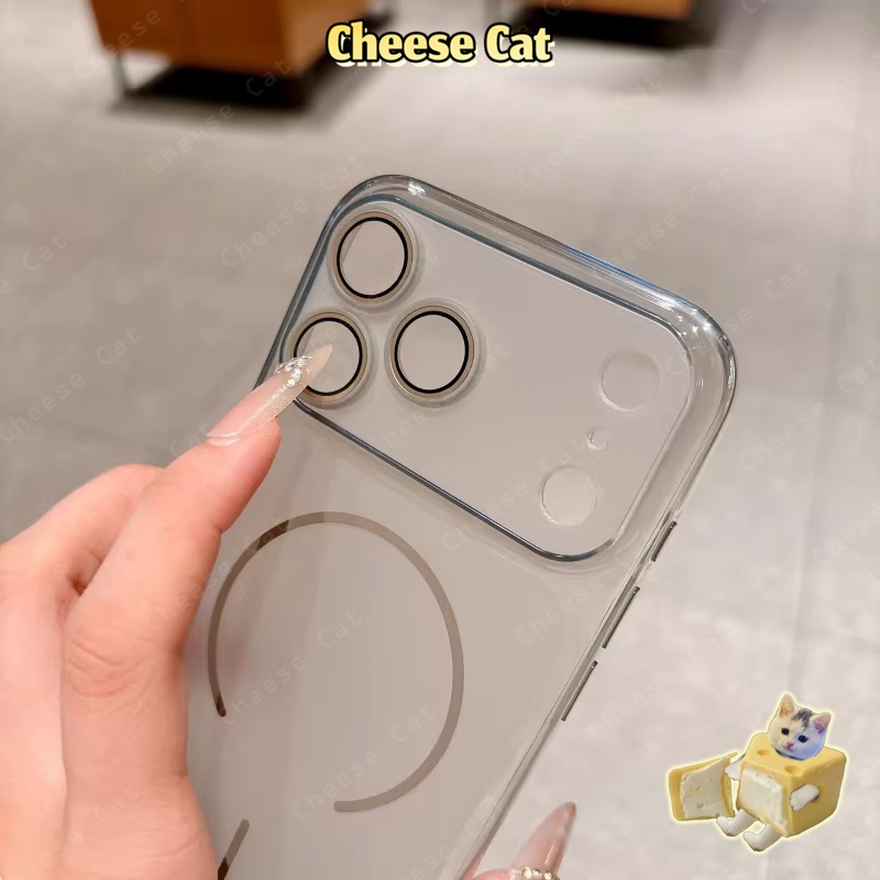 Ốp lưng màu xám không ố vàng cho iPhone 13 14 12 11 15 16 17 Pro Max Ốp lưng kèm miếng dán bảo vệ màn hình