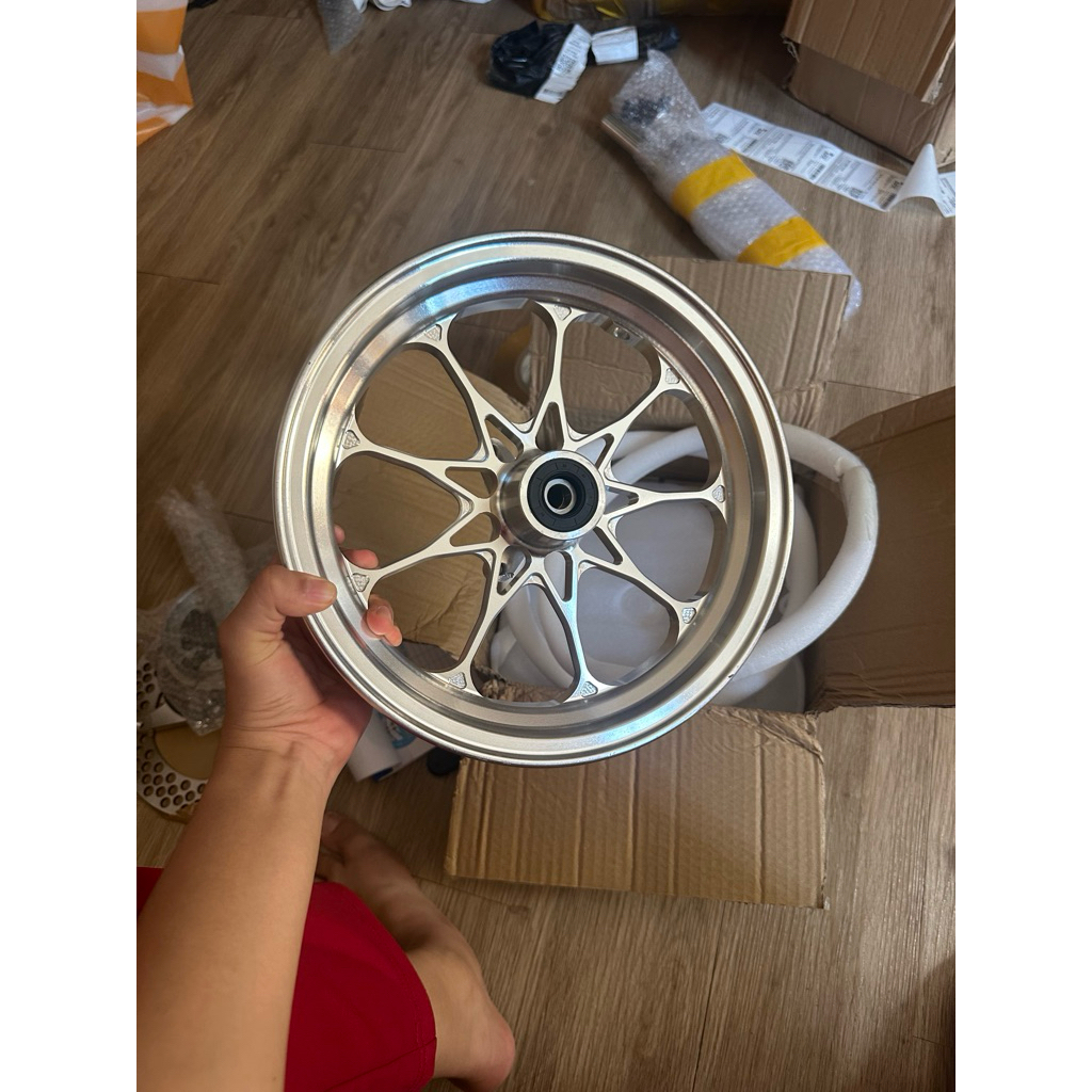 Mâm cnc 9 cây phù hợp với các dòng xe điện dùng bánh 10in