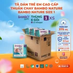 Thùng Tã Dán Trẻ Em Cao Cấp Thuần Chay Bambo Nature Mỏng Nhẹ Thoáng Khí Cho Bé Sơ Sinh Nhập Khẩu Đan Mạch — ảnh 2