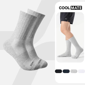 Tất thể thao active cổ dài thấm hút tốt Coolmate