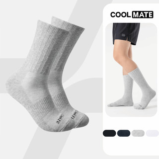 [MUA 2 GIẢM 5%]Tất thể thao active cổ dài thấm hút tốt Coolmate