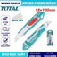Dao rọc giấy TOTAL, lưỡi sắc bén, khóa trượt an toàn, dùng cho giấy – thủ công – văn phòng DN2