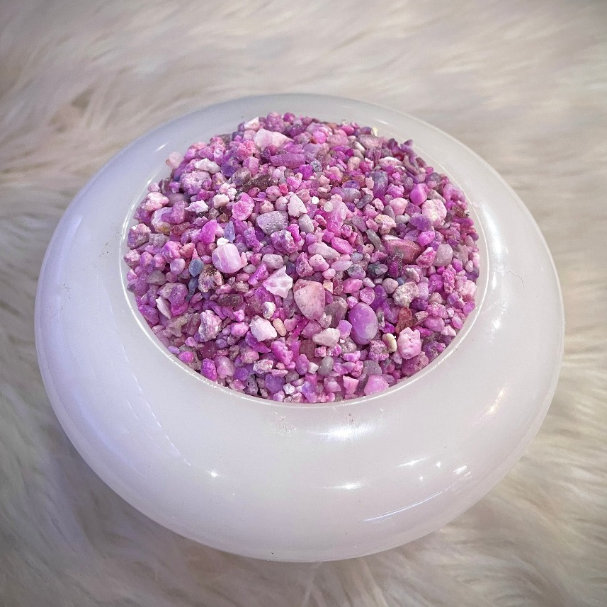 Vụn đá RUBY thô - Vụn Rubi tự nhiên, Đá phong thủy, Làm Cốt Thất Bảo cho Bát Nhang, Trấn Trạch