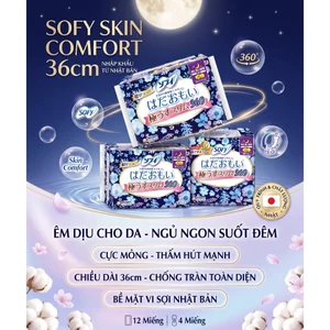 🌙 BĂNG VỆ SINH SOFY HADAOMOI CỰC SIÊU MỎNG 36CM (4 MIẾNG)