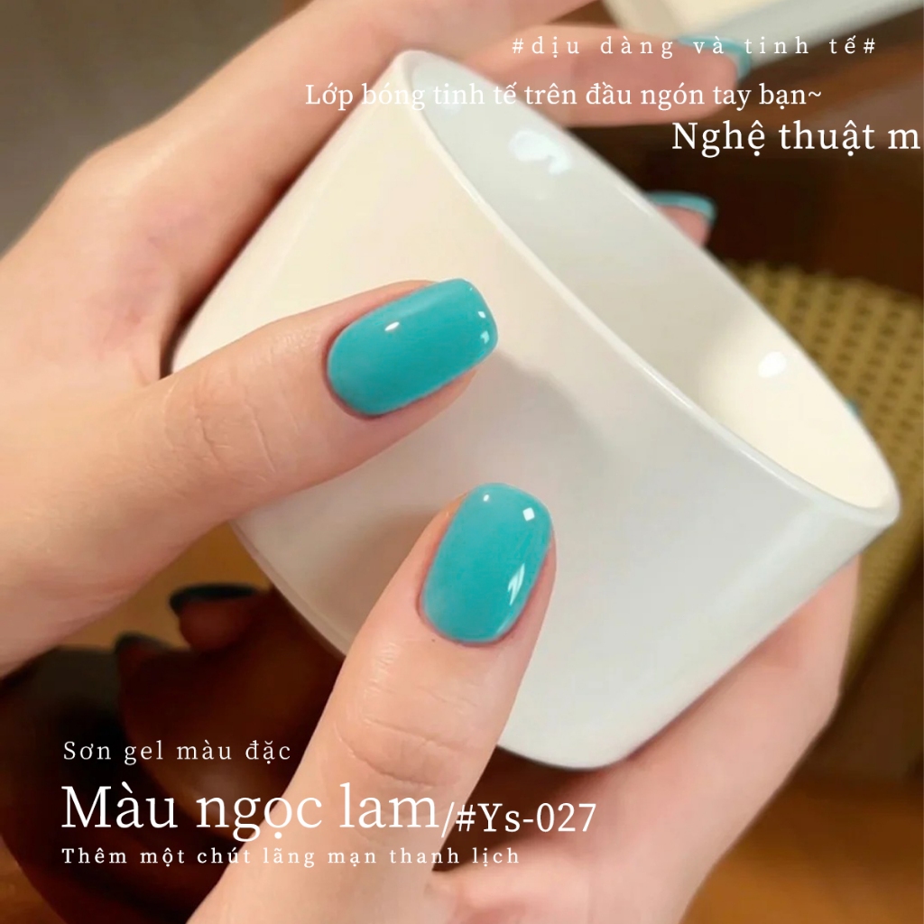 XEIJAYI 10ml - Sơn móng tay dạng gel màu xanh hồ, bền màu và thích hợp để tự làm.