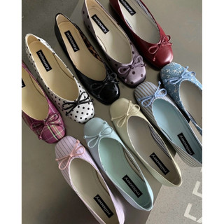 Giày búp bê thắt nơ (Double Ribbon Ballet Flats) Milooey - Fullbox