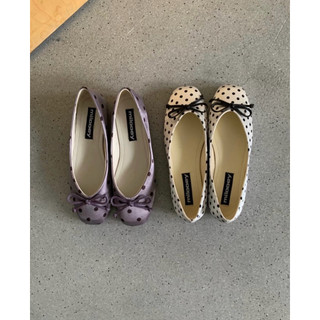 Giày búp bê thắt nơ (Double Ribbon Ballet Flats) Milooey - Fullbox