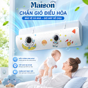 Tấm chắn gió điều hoà MAISON tấm chuyển đổi hướng gió điều hoà, máy lạnh bảo vệ sức khoẻ gia đình.