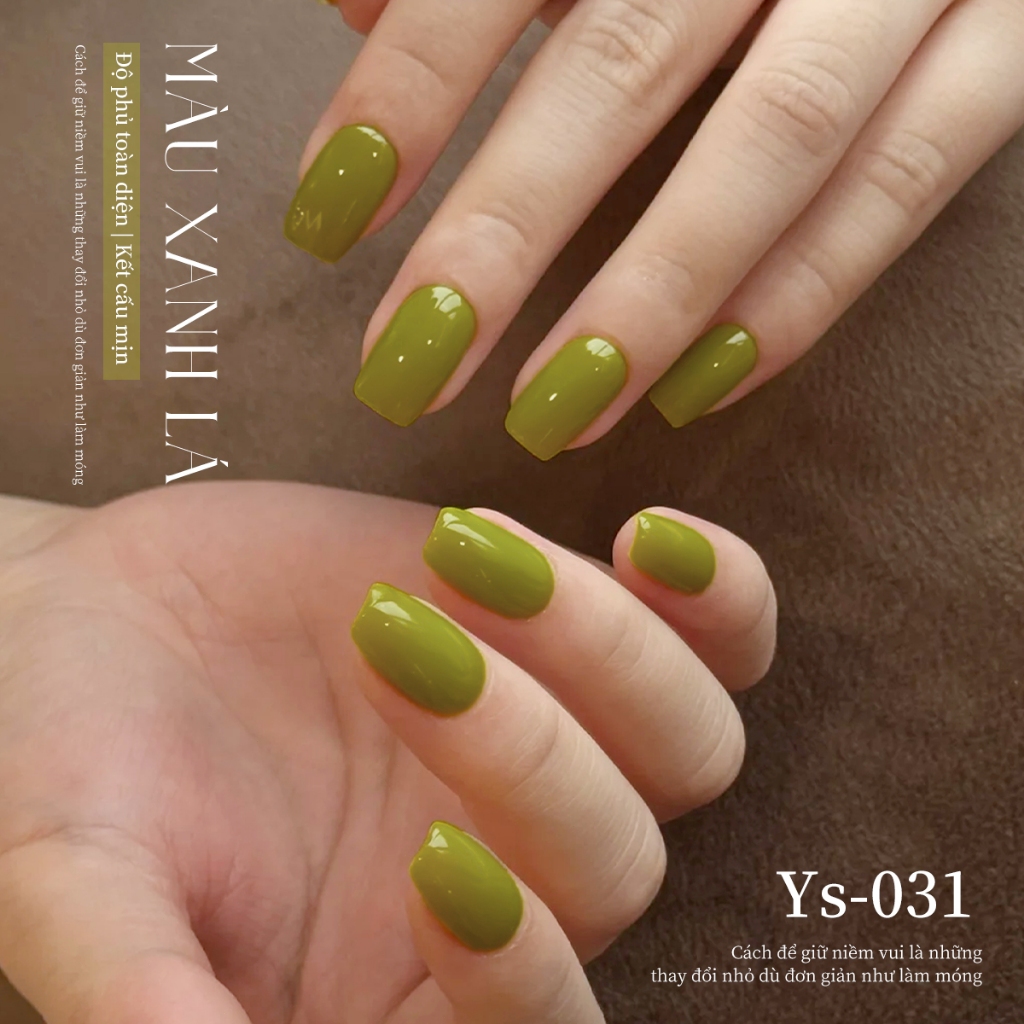XEIJAYI 10ml - Sơn móng tay dạng gel màu xanh lá cây thời trang, màu sắc bền lâu, hoàn hảo cho mùa xuân.