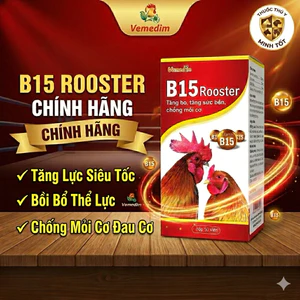 B15 rooster tăng bo, sức bền gà đá (hợp 50 viên)