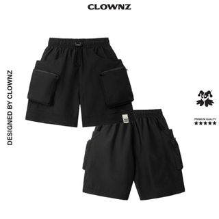 Quần đùi short basic 2 lớp Clownz Loudzone Parachute local brand unisex túi hộp nam nữ thể thao form rộng