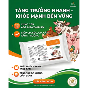 ADE bcomplex gói 1kg cho vật nuôi