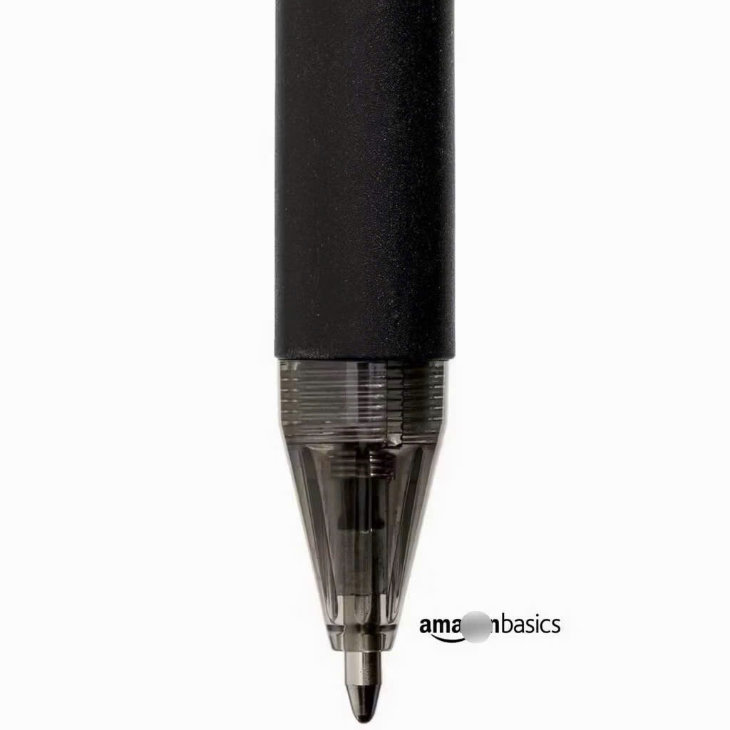 Hộp 12 chiếc bút bi Amazon Basics ( Mỹ ) B09PNYMC23 - Màu đen