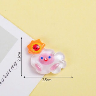 Set Charm Mây Phát Sáng Pastel ✨☁️ Charm Đám Mây Dạ Quang Mini Mix Mặt Cười Kẹo Ngọt Gắn Dép Cute Style Hàn Quốc 🌈💖