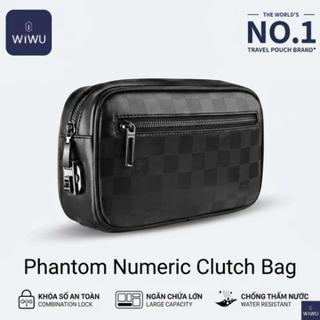 Women's Elegant PU Leather Clutch – Water-Resistant