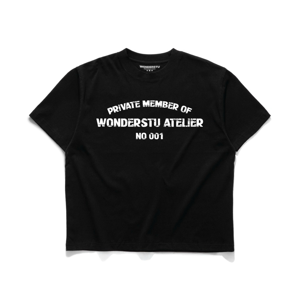 ÁO THUN TAY NGẮN FORM BOXY "WONDERSTU ATELIER" - COTTON 260GSM