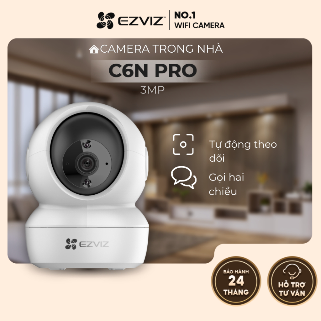 Camera EZVIZ Wifi C6N Pro (2K) 3MP - Hàng chính hãng