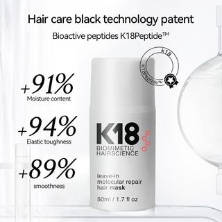 Để phục hồi tóc hư tổn K18 Hair Mask Leave-In Molecular Repair 50ml/150ml