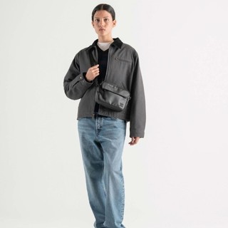 Túi Xách Herschel Alberni Weather Resistant Crossbody XS Black - Vải EcoSystem Tái Chế Chống Nước, Đi Chơi Du Lịch