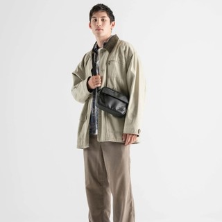 Túi Xách Herschel Alberni Weather Resistant Crossbody XS Black - Vải EcoSystem Tái Chế Chống Nước, Đi Chơi Du Lịch