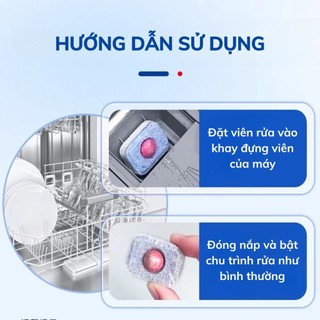 [FINISH] Viên rửa bát Finish Power Essential All in 1 -Hộp 100 viên Hương chanh cho Máy rửa chén bát