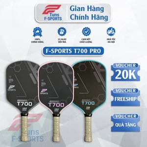Vợt Pickleball F-Sports T700 Pro - Carbon T700 Nhám Cao Cấp, Tăng Kiểm Soát Tối Đa, Lõi tổ ong cao cấp