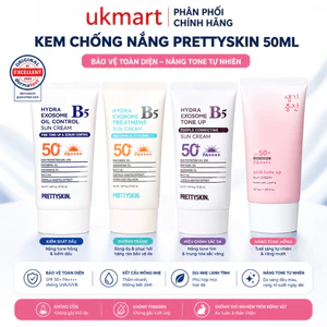 Kem Chống Nắng Pretty Skin Nâng Tone Phục Hồi Cấp Nước Kiềm Dầu 50ml