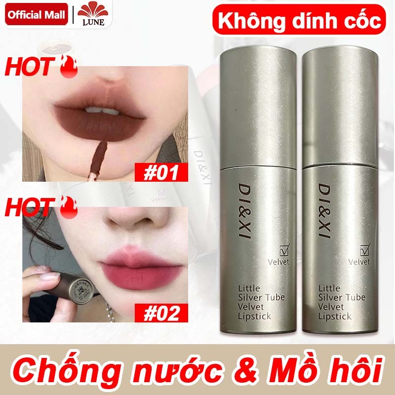 Son lì nhung cao cấp, Mềm mượt như nhung, Không khô môi, Không lộ vân môi, Màu chuẩn, Khóa màu lâu trôi