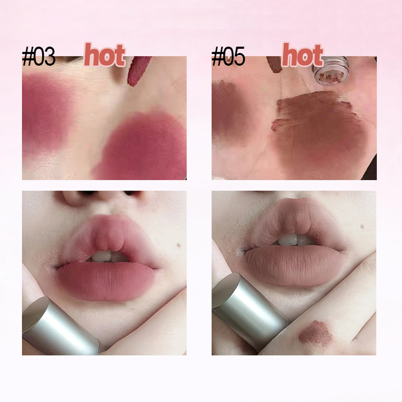 Son lì nhung cao cấp, Mềm mượt như nhung, Không khô môi, Không lộ vân môi, Màu chuẩn, Khóa màu lâu trôi