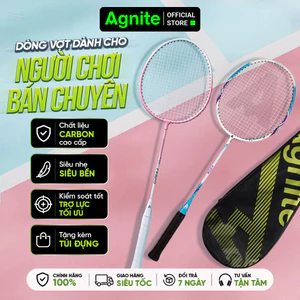 Bộ 2 vợt cầu lông chính hãng AGNITE giá rẻ, khung carbon composite, vợt bền dành cho người bán chuyên