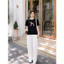 SFA1061 Áo phông nữ SUNFLY cotton compact cộc tay