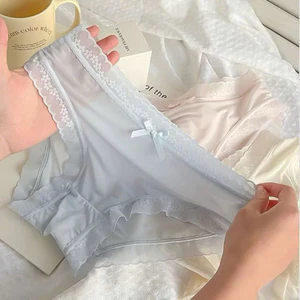 Sét 5 hoặc 10 quần lót su lụa ren tơ hoa nhí mềm mại co giãn tốt