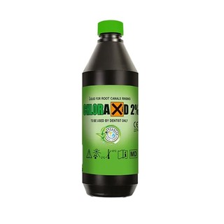 NaOCl 2% (Chloraxid 2%) dung dịch bơm rửa nội nha, Cerkamed Ba Lan, chai 200/400g
