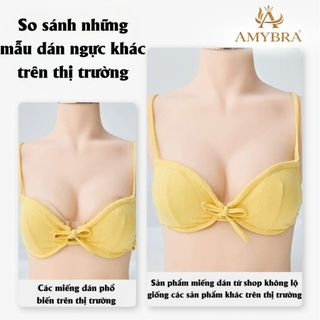 Miếng dán ngực vô hình, Áo dán ngực liền mạch hình trái tim thoải mái với ngực nhỏ AMYBRA D0159