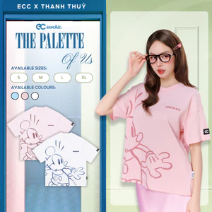 Áo Thun Boxy ECOCHIC MICKEY Chính Hãng Bản Quyền Disney MICKEY COLLECTION TS028