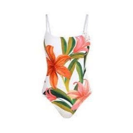 Bộ bơi 1 mảnh, bikini liền thân đi biển nữ họa tiết hoa sắc màu tôn dáng cao cấp