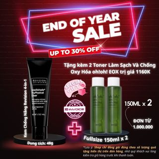 Kem Chống Nắng Phổ Rộng Chống Lão Hóa, Bảo Vệ Da Revision Intellishade TruPhysical Clear 48g