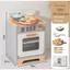 Bộ đồ chơi bếp gỗ tự nhiên kích thước 60x26x80cm, giúp bé phát triển trí tưởng tượng và sáng tạo