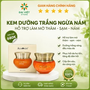 Kem Cam Almonds (33gr) hỗ trợ mờ nám, tàn nhang dưỡng trắng da