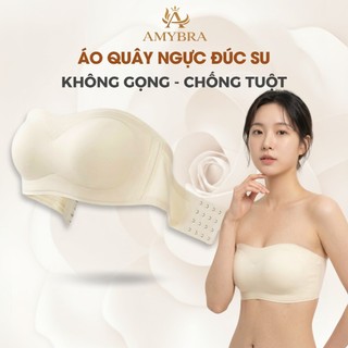 [Combo Tiết Kiệm] Combo Áo Ngực Không Dây Su Tàng Hình, Set Áo Quây Ngực Viền Chống Tuột AMYBRA AG86